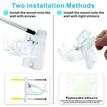 Transparent Curtain Rod Holders for Stylish Installations