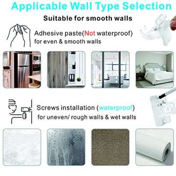 Transparent Curtain Rod Holders for Stylish Installations