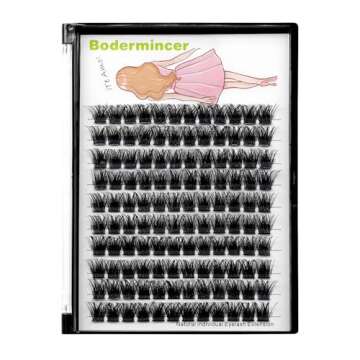 Bodermincer 120 Clusters Box - Wide Cluster 3D Glue Eyelash Extensions