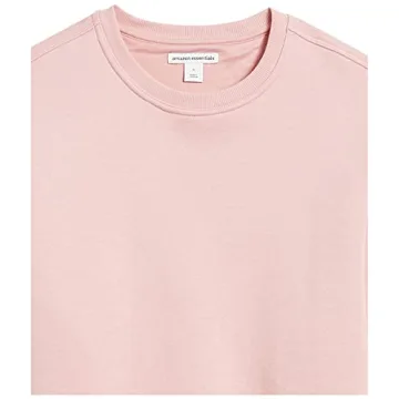 Amazon Essentials Men's Fleece Crewneck Sweatshirt (Available in Big & Tall), Pink, Large