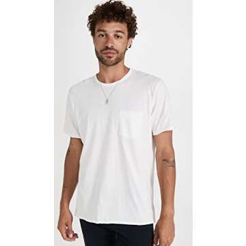 rag & bone Men's Miles Tee - Effortless Style in Lightweight Jersey