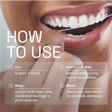 REACH Cool Mint Floss for Fresh Breath and Plaque Removal