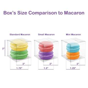 COMFECTO Clear Plastic Boxes for Parties and Events