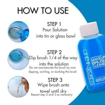 Cinema Secrets Professional Makeup Brush Cleaner Kit, 2 fl oz, Vanilla