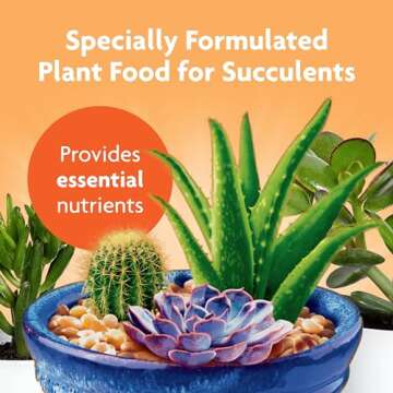 Miracle-Gro Succulent Plant Food, 8 oz. – Instant Nutrients for Cacti, Jade & Aloe