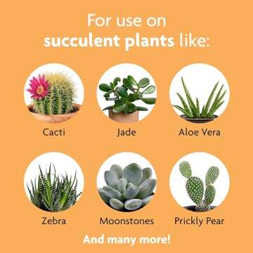 Miracle-Gro Succulent Plant Food 8 oz for Cacti Jade Aloe