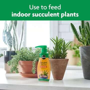 Miracle-Gro Succulent Plant Food 8 oz for Cacti Jade Aloe