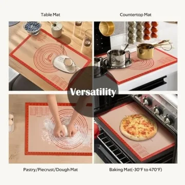 Extra Large Non-slip Silicone Pastry Mat for Baking