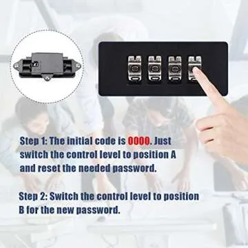 COSTWAY Large Locking Storage Box for Home and Office