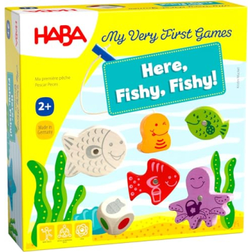 HABA My Very First Games - Here Fishy Fishy! Magnetic Fishing Game for Ages 2+ | Made in Germany | T...
