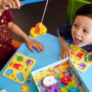 HABA Here Fishy Fishy Magnetic Fishing Game for Toddlers