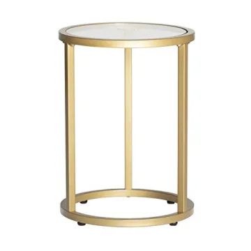 Chic Studio Designs Gold and Glass Nesting Tables