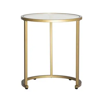 Chic Studio Designs Gold and Glass Nesting Tables