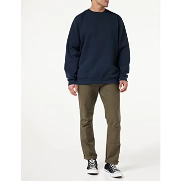 Carhartt Midweight Crewneck Sweatshirt in New Navy