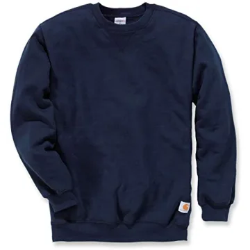 Carhartt Midweight Crewneck Sweatshirt in New Navy