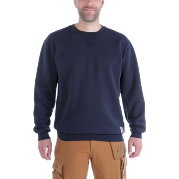 Carhartt Midweight Crewneck Sweatshirt in New Navy