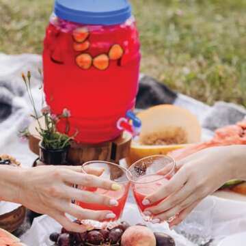 CHAMPS 3 Gallon BPA-Free Water Dispenser for Parties