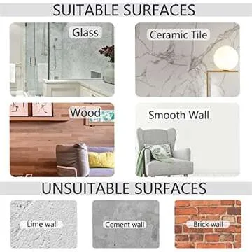 JWCE Clear Adhesive Hooks for Shower Wall Shaver Holder Razor Holder Storage Holders for Phone, Bathtub Organizers and Kitchen Organizer for Razor Plug Towel (Clear-4pcs)