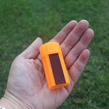 Waterproof Matches Survival Kit, Stormproof Matches with Case, 20pcs Fire Starter, Emergencys Fire Starter Matches for Hiking Camping Outdoor Survival (100pcs), 5Pcs