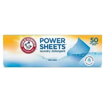 ARM & HAMMER Power Sheets Laundry Detergent Fresh Linen 50ct