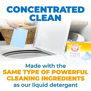 ARM & HAMMER Power Sheets Laundry Detergent Fresh Linen 50ct