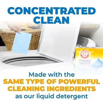 ARM & HAMMER Power Sheets Laundry Detergent Fresh Linen 50ct