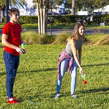 Funsparks Glow in The Dark Lawn Darts Game Set for Family Fun