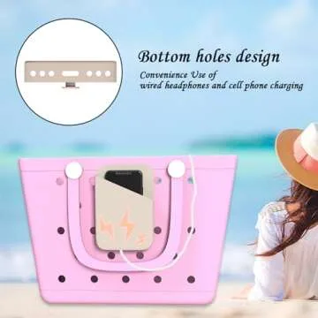 Bogg Bag Phone Holder with Free Baseball Charm