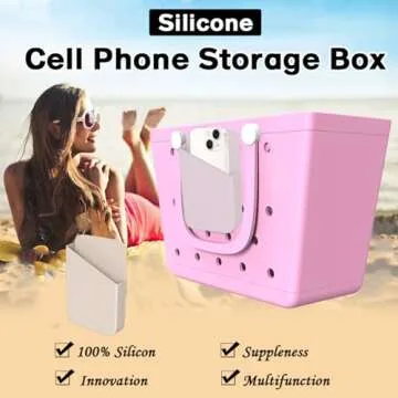 Bogg Bag Phone Holder with Free Baseball Charm