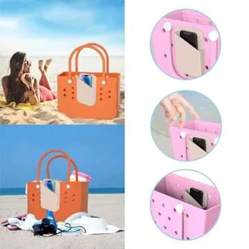 Bogg Bag Phone Holder with Free Baseball Charm