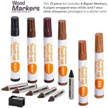 Katzco Furniture Repair Kit Wood Markers for Easy Fixes