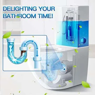 Vacplus Automatic Toilet Bowl Cleaner Tablets for Easy Cleaning