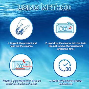 Vacplus Automatic Toilet Bowl Cleaner Tablets for Easy Cleaning