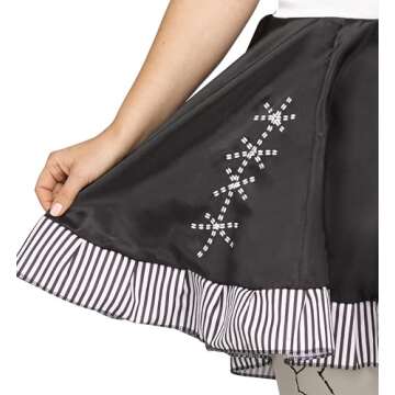 Fun World Women Costumes Broken Doll Adult, Black,white, Medium/Large US