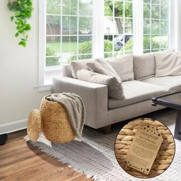 Casafield Round Storage Basket with Lid - Stylish Organizer