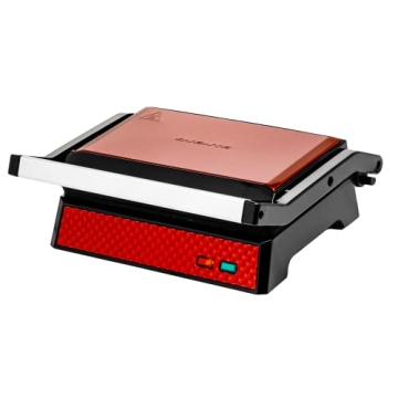 OVENTE 1000W Electric Panini Press Sandwich Maker Non-Stick