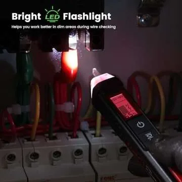 KAIWEETS Voltage Tester Non-Contact Dual Range AC Voltage Detection