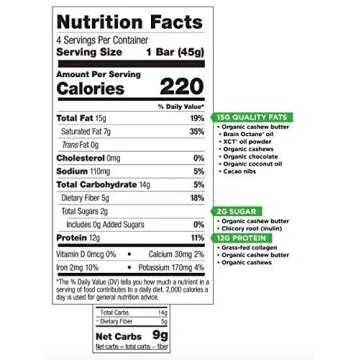 Bulletproof Bars Collagen Protein Snack Healthy Dessert