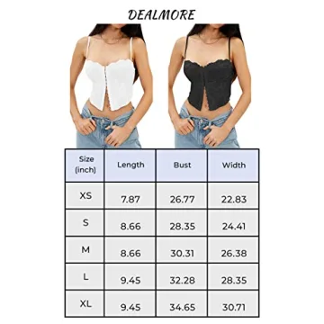 Chic Dealmore Women’s White Corset Top for Parties