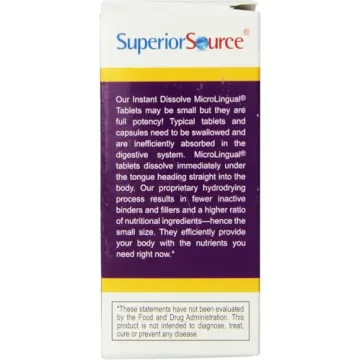 Superior Source B12 2000 mcg Quick Dissolve MicroLingual Tablets