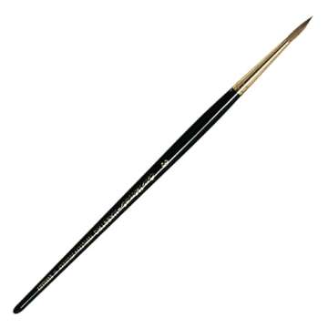 da Vinci Watercolor Series 11 Maestro Paint Brush, Fuller English Round Kolinsky Red Sable, Size 3