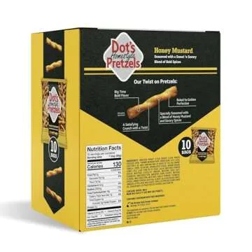 Dot's Honey Mustard Pretzel Twists Snack - 10 Count Bags
