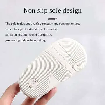 Newsonet Baby Shoes Boys Girls First Walking Non Slip Walker Barefoot Mesh Sneakers Breathable Soft Sole Khaki Size 6-12 Months Infant