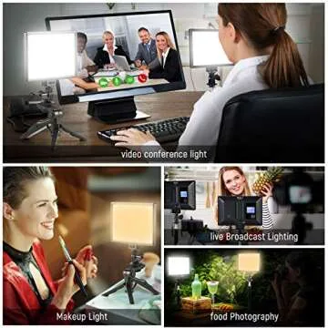 VILTROX 2-Pack LED Video Light Kit for Perfect Illumination