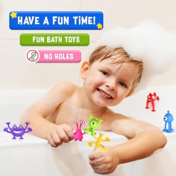 Funny Suction Bath Toys for Toddlers - Sensory Fun