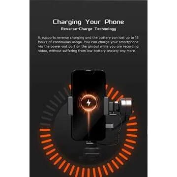 Hohem iSteady M6 Gimbal Stabilizer for Smartphone, 3-Axis Cell Phone Stabilizer Built-in OLED Display 400g Payload Reverse Charging Android and iPhone Gimbal with Inception Motion Timelapse