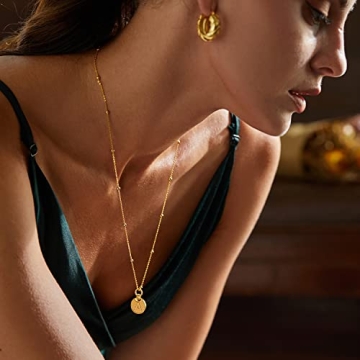 FRUMOS Dainty Layered Choker Necklace for Stylish Women