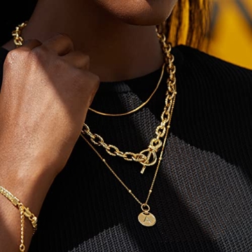 FRUMOS Dainty Layered Choker Necklace for Stylish Women