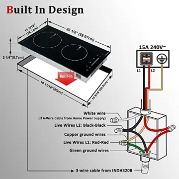ECOTOUCH 2 Burner Induction Cooktop 3500W Sleek Design