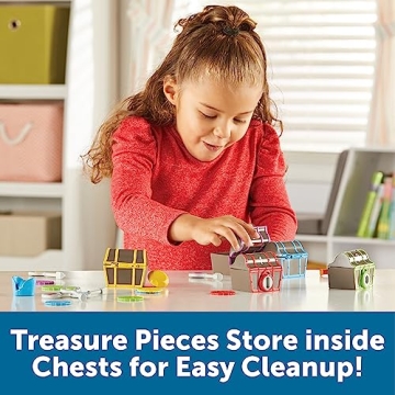 Educational Pirate Treasure Chest Toy for Kids